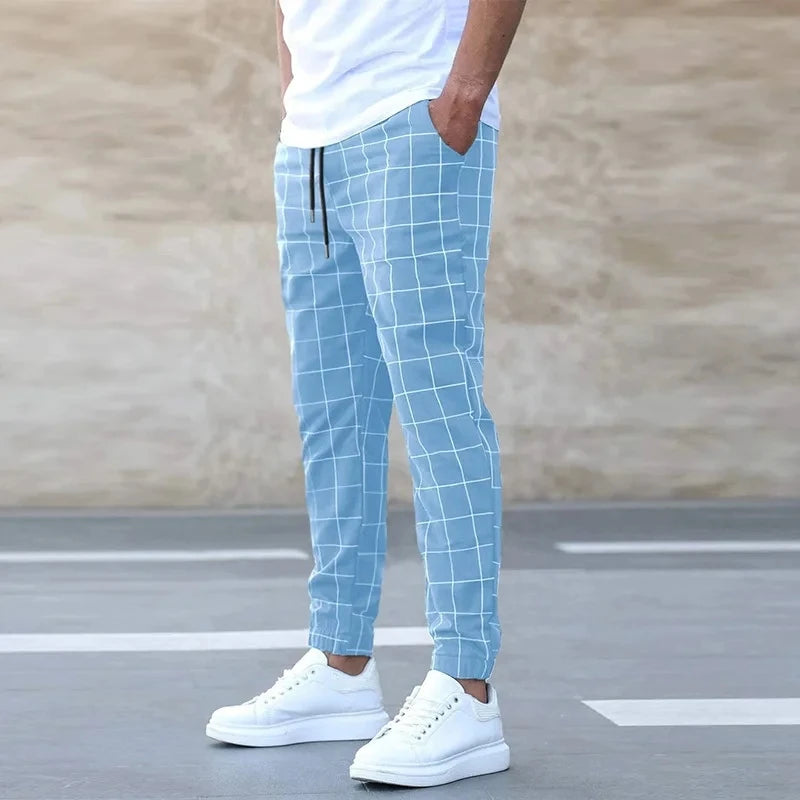 NORDENN™ StripeForm Pants – Slim Fit Jogger Chino met Zijstreep | Casual Stretchbroek Heren