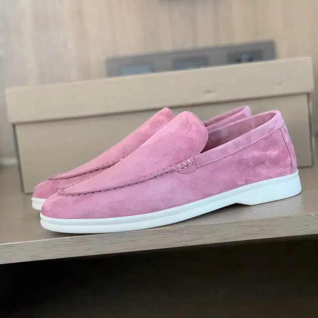 NORDENN™ UrbanCraft Loafers – Leren Suède Herenschoenen | Comfortabele Handgemaakte Instappers