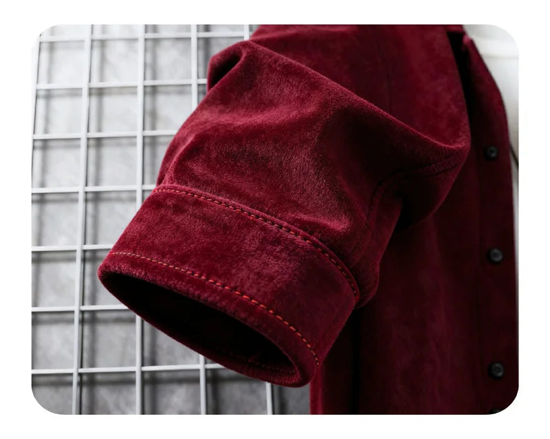 NORDENN™ Nordic Wool Jacket – Korte Winterjas voor Heren | Zakelijke Cardigan met Klassieke Look