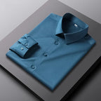 NORDENN™ IronFree Business Shirt – Strijkvrij Overhemd voor Heren | Lange Mouwen & Slim Fit