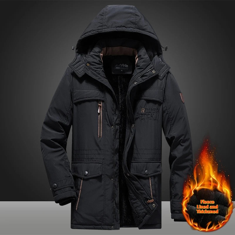 NORDENN™ ArcticTherm Parka – Gewatteerde Winterjas voor Heren | Winddicht & Warm Outdoorjack