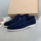 NORDENN™ UrbanCraft Loafers – Leren Suède Herenschoenen | Comfortabele Handgemaakte Instappers