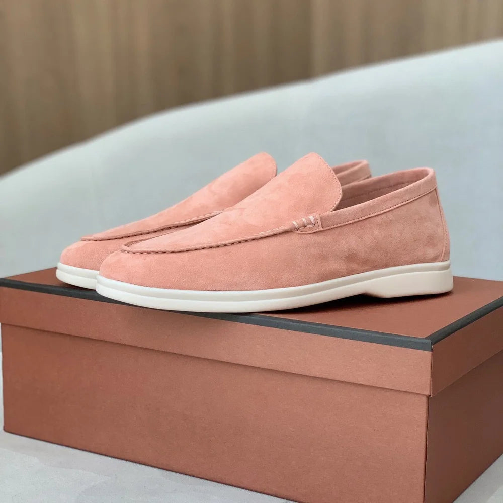 NORDENN™ UrbanCraft Loafers – Leren Suède Herenschoenen | Comfortabele Handgemaakte Instappers