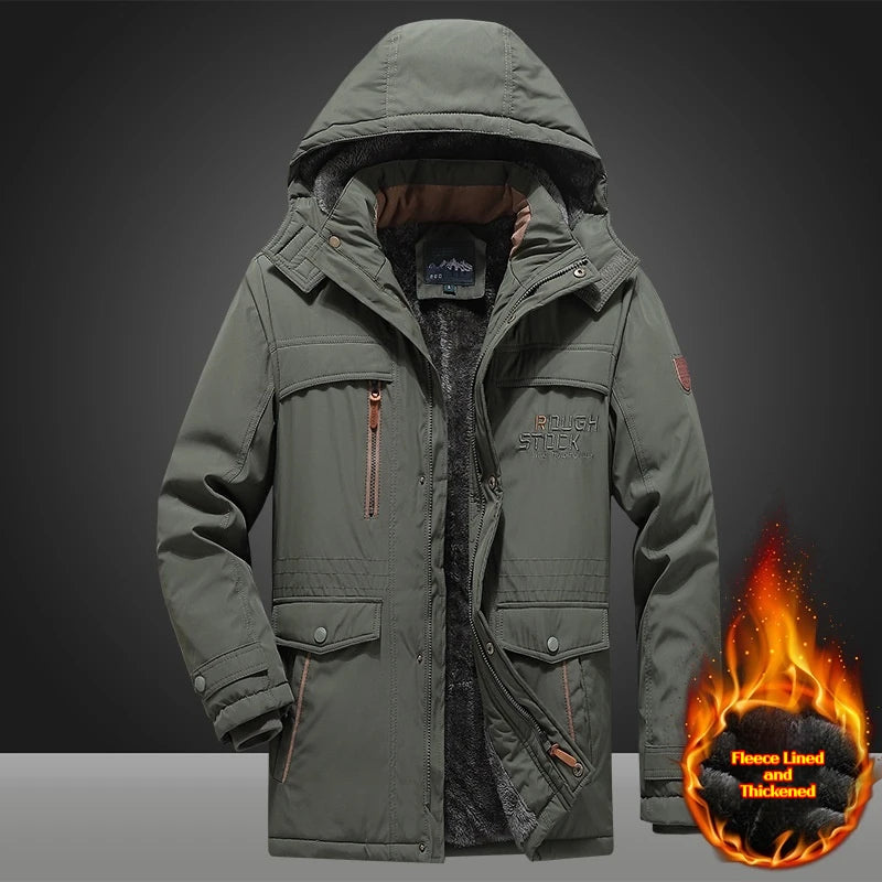 NORDENN™ ArcticTherm Parka – Gewatteerde Winterjas voor Heren | Winddicht & Warm Outdoorjack