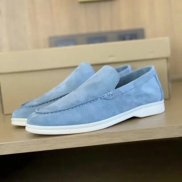 NORDENN™ UrbanCraft Loafers – Leren Suède Herenschoenen | Comfortabele Handgemaakte Instappers