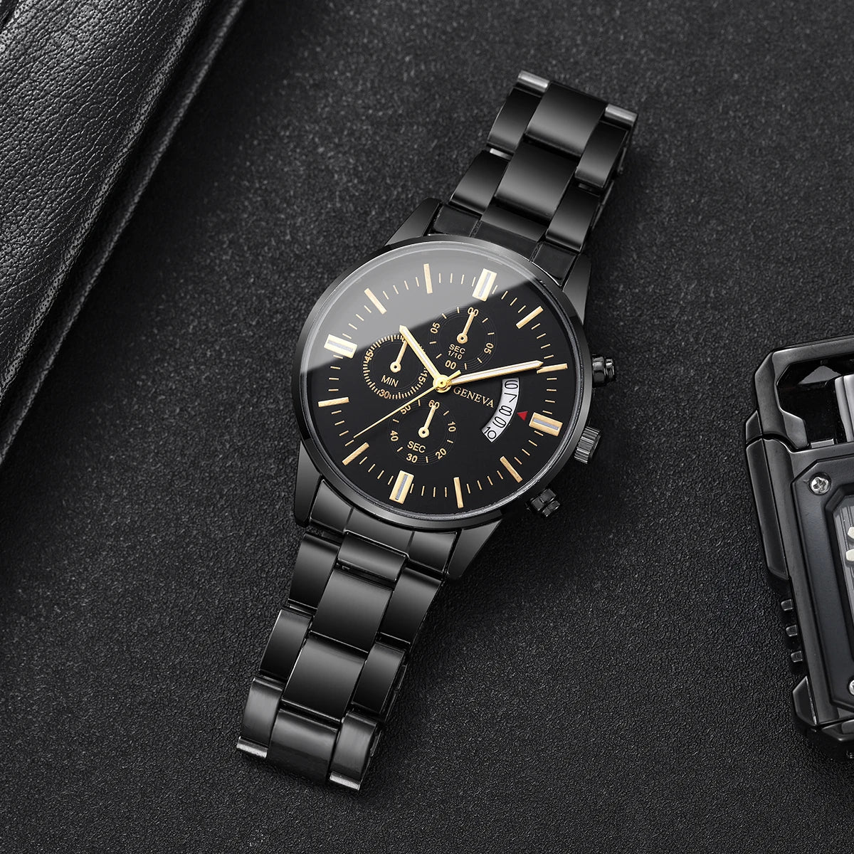 NORDENN™ ChronoLux Watch – Luxe Quartz Herenhorloge met Kalender | Zakelijk & Elegant Design