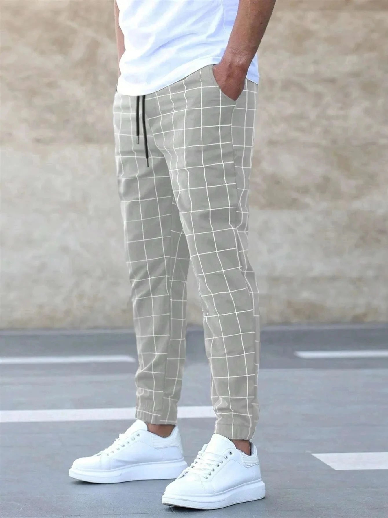 NORDENN™ StripeForm Pants – Slim Fit Jogger Chino met Zijstreep | Casual Stretchbroek Heren