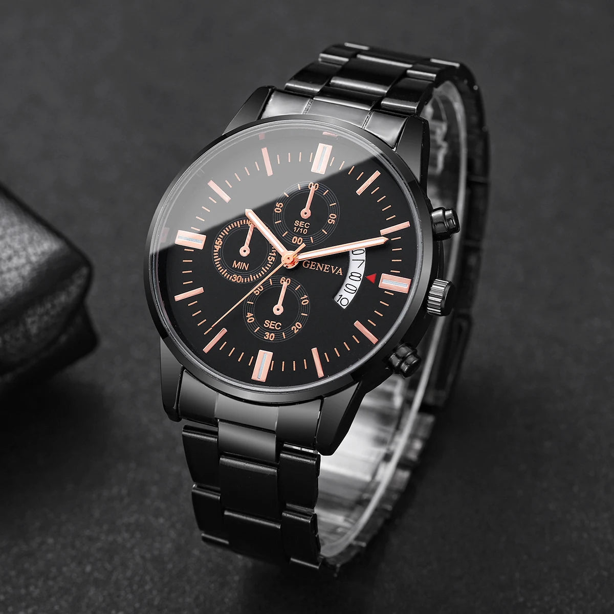 NORDENN™ ChronoLux Watch – Luxe Quartz Herenhorloge met Kalender | Zakelijk & Elegant Design