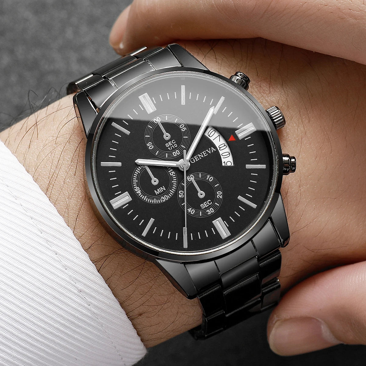 NORDENN™ ChronoLux Watch – Luxe Quartz Herenhorloge met Kalender | Zakelijk & Elegant Design